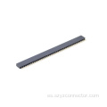 Encabezado femenino de 2.0 mm una fila simple recta 40p